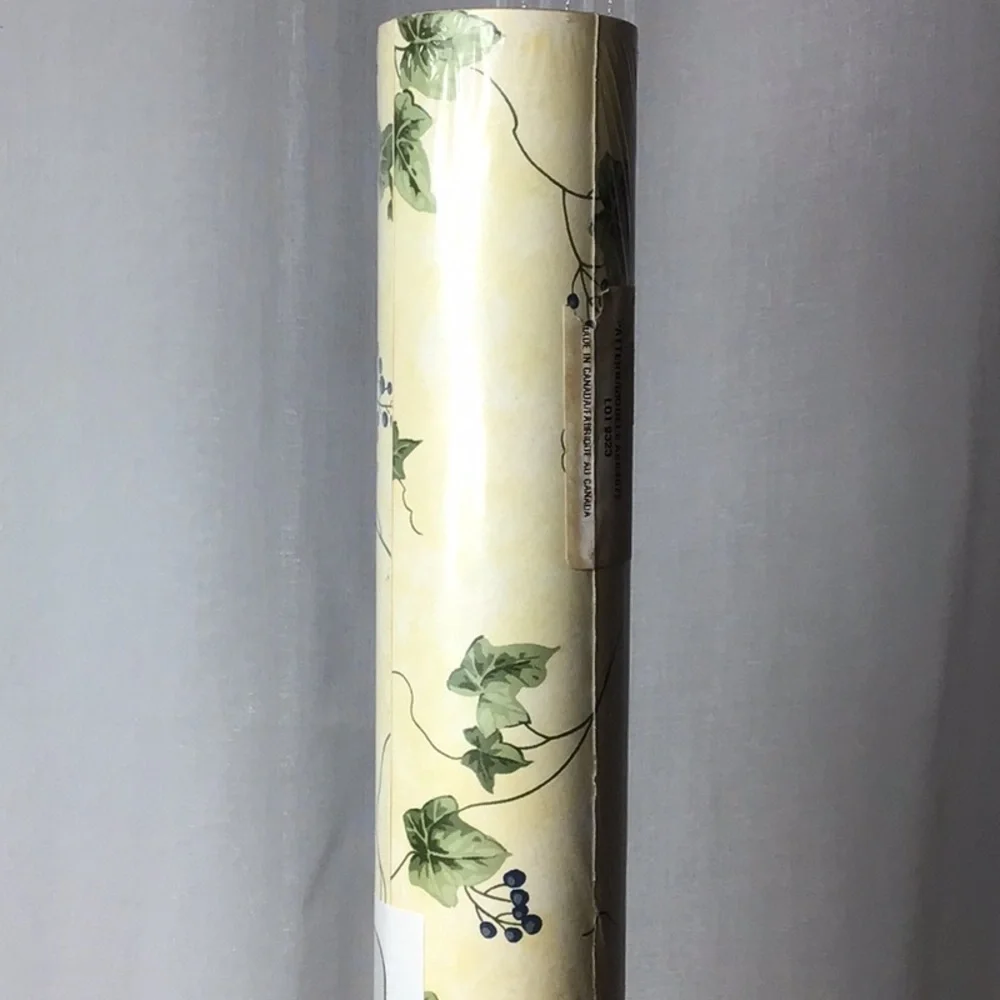 🍃 Wallpaper Ivy Pattern Vinyl Prepasted Peelable Scrubbable